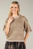 Sequin Knit Jumper, Gold / F/S image