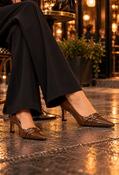 Annalise Kitten Heel, Coffee / 40