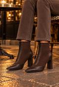 Zip Boot, Brown / 39
