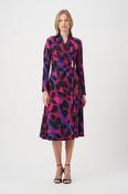 Animal Print Wrap Dress, Pink Mix / 16 image