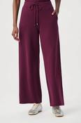 Drawstring Sweater Pants, Wine / L image