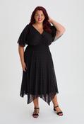 Julie Hanky Hem Curve+ Dress, Black / 14 image