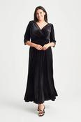 Verity Curve+ Maxi Dress, Black / 18