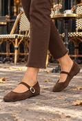 Ballet Flats, Brown / 41 image