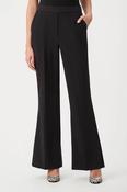 Formal Mid-rise Flare Trousers, Black / 10 image