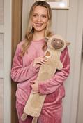 Plush Teddy Hot Water Bottle, Beige / F/S