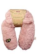 Neck Cushion and Eye Mask Set, Pink / F/S