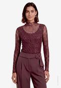 Mesh Top, Brown/Grey / 38