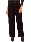 "Ab"solution Skyrise Wide Leg CorduroyJeans, Black / 8