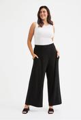 Lounge Wide Leg Curve+ Trousers, Black / 16