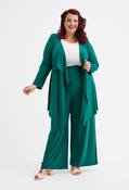 Waterfall Curve+ Open Jacket, Green / 26