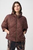 Puffer Jacket, Brown / XS/S