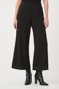 Wide Leg Pull On Trousers, Black / 18