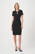 Jewel Embellished Bodycon Dress, Black / 8