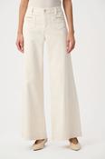 Featherweave Patch Pocket Jeans, Cream / 10