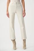 Classic Straight Leg Metallic Jeans, Beige / 10
