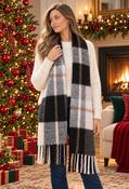 Soft Oversize Scarf, Grey / F/S