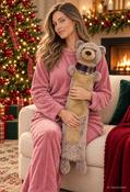 Plush Teddy Hot Water Bottle, Taupe / F/S