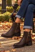 Western Ankle Boot, Brown / 41