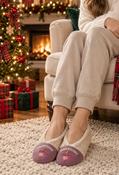 Novelty Plush Socks, Beige / F/S