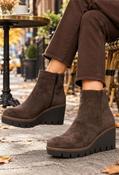 Buddy Wedge Ankle Boot, Brown / 38