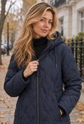 Wadding Quilted Coat, Deep Navy / 42 image