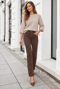 "Ab"solution® Straight Leg Jeans, Brown / 18 image