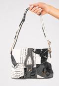 Script Print Bag, Black / F/S