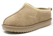 The Shoe Room Embroidered Slip On Boot in Dark Camel | Pamela Scott, Taupe / 36 image