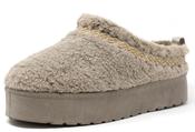 Faux Fur Slip On Boots, Taupe / 38 image