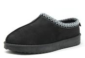 Embroidered Platform Slip On Boot, Black / 40