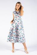 A-Line Midi Dress, Cream / 8 image