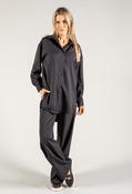 Linen Look Co-Ord, Black / F/S image