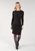 Ruched Detailing Midi Dress, Black / 18 image