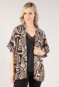 Animal Print Overshirt, Beige / F/S image