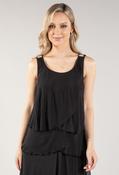 Tiered Cami, Black / S