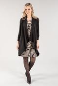 Two Piece O Ring Detail Midi Dress Set, Black / S image