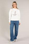 Bird Diamante Pullover, Off White / 16 image