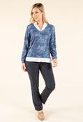 2 in 1 Soft Touch Knit, Blue / 16