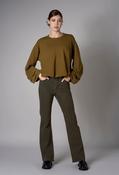 Classic Straight Leg Trouser, Olive / 14 image