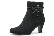 Bow Ankle Boot, Black / 39 image
