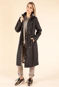 Longline Hooded Rain Jacket, Black / 16 image