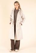 Longline Hooded Rain Jacket, Beige / 18 image