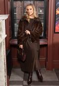 Faux Fur Zip-Up Jacket image