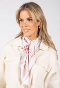 Checkered Satin Scarf