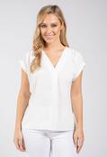 Front Pleat Top, Ecru / 18 image