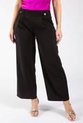 Faby Wide Leg City Trousers, Black / 10 image