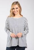 Relaxed Fit Striped Top image