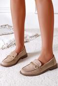 Mini Chain Loafer, Taupe / 41