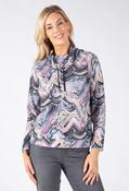 Velira Abstract Knit Top, Pink Mix / 18 image
